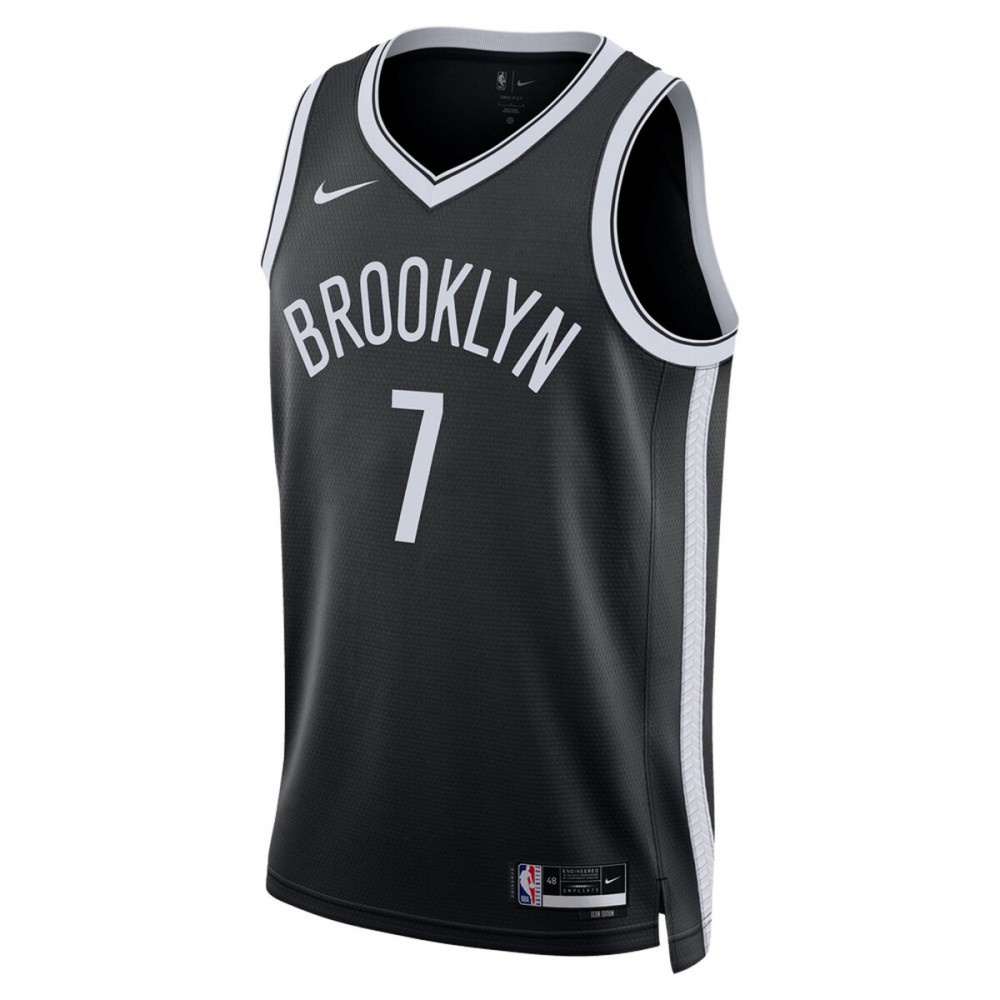 Kevin Durant Brooklyn Nets Unisex 2022/23 Swingman Jersey - Icon Edition - Black-Pro Kit Vault | Brand New 26/27 Sports Jerseys
